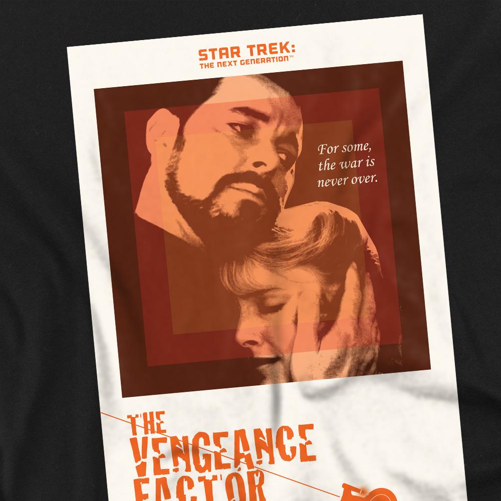 Black - Back - Star Trek Unisex Adult The Next Generation Season 3 Episode 9 T-Shirt