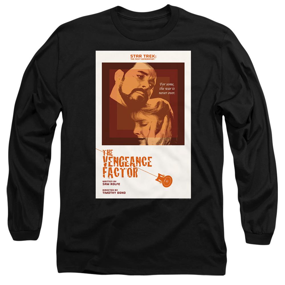 Black - Side - Star Trek Unisex Adult The Next Generation Season 3 Episode 9 T-Shirt