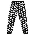 Grey-Black-White - Pack Shot - Disney Womens-Ladies Mickey Mouse Wink Long Pyjama Set