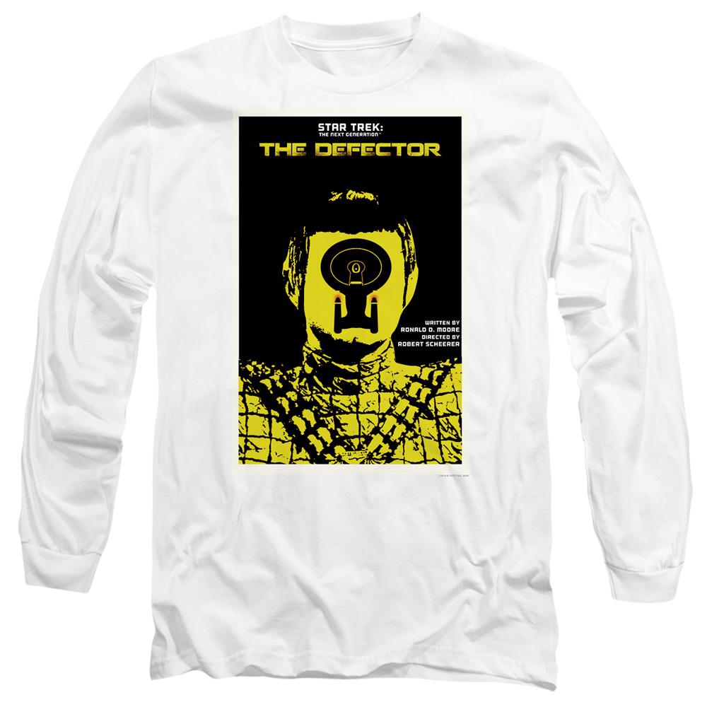 White - Side - Star Trek Unisex Adult The Next Generation Season 3 Episode 10 T-Shirt