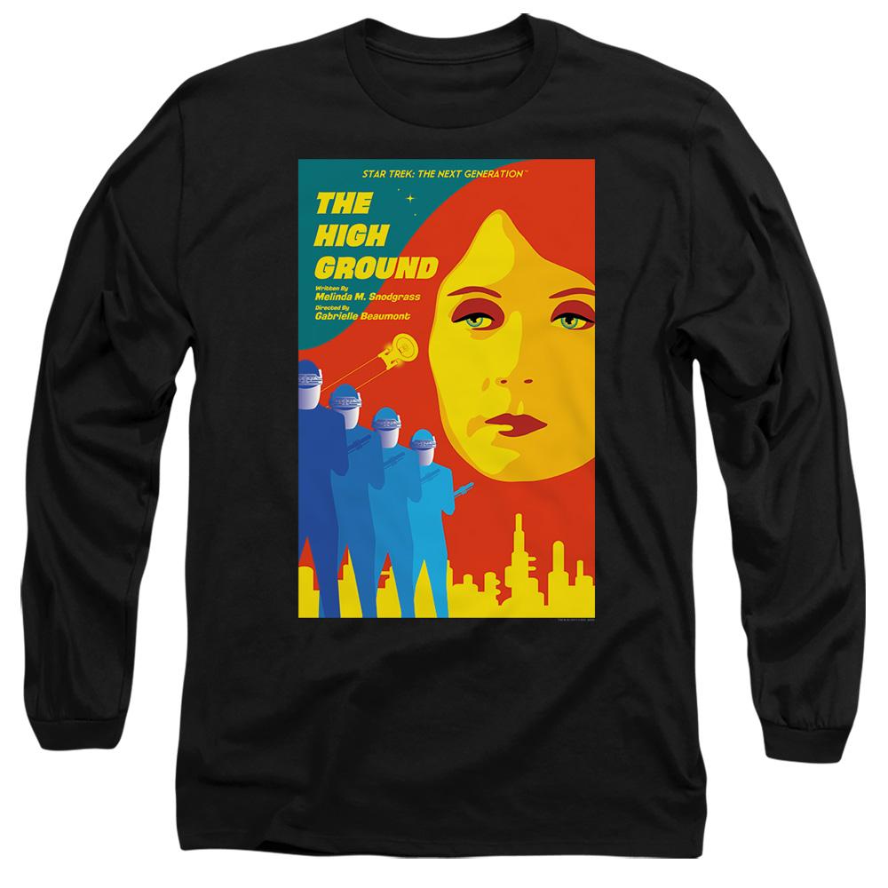 Black - Side - Star Trek Unisex Adult The Next Generation Season 3 Episode 12 T-Shirt