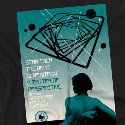 Black - Back - Star Trek Unisex Adult The Next Generation Season 3 Episode 14 T-Shirt