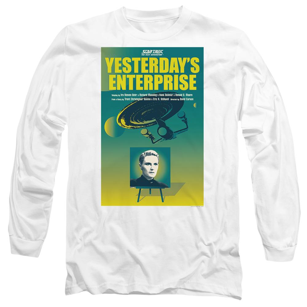White - Side - Star Trek Unisex Adult The Next Generation Season 3 Episode 15 T-Shirt