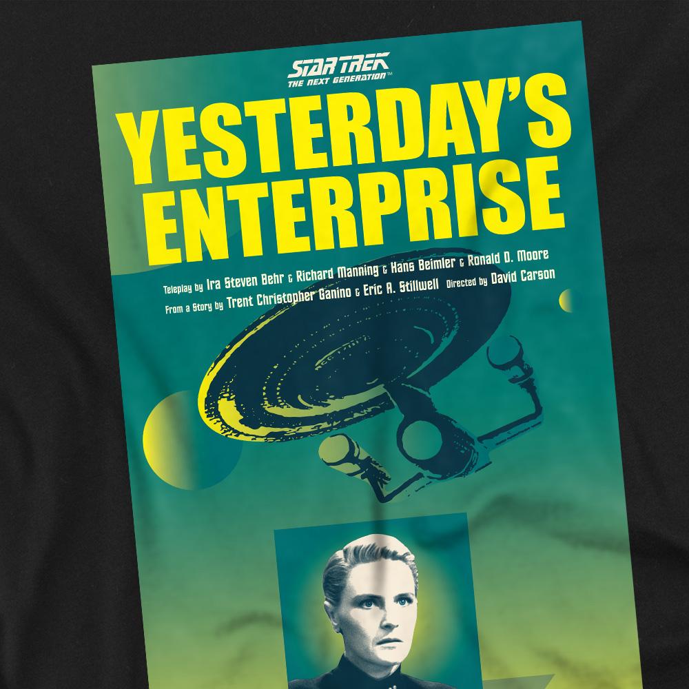 Black - Back - Star Trek Unisex Adult The Next Generation Season 3 Episode 15 T-Shirt