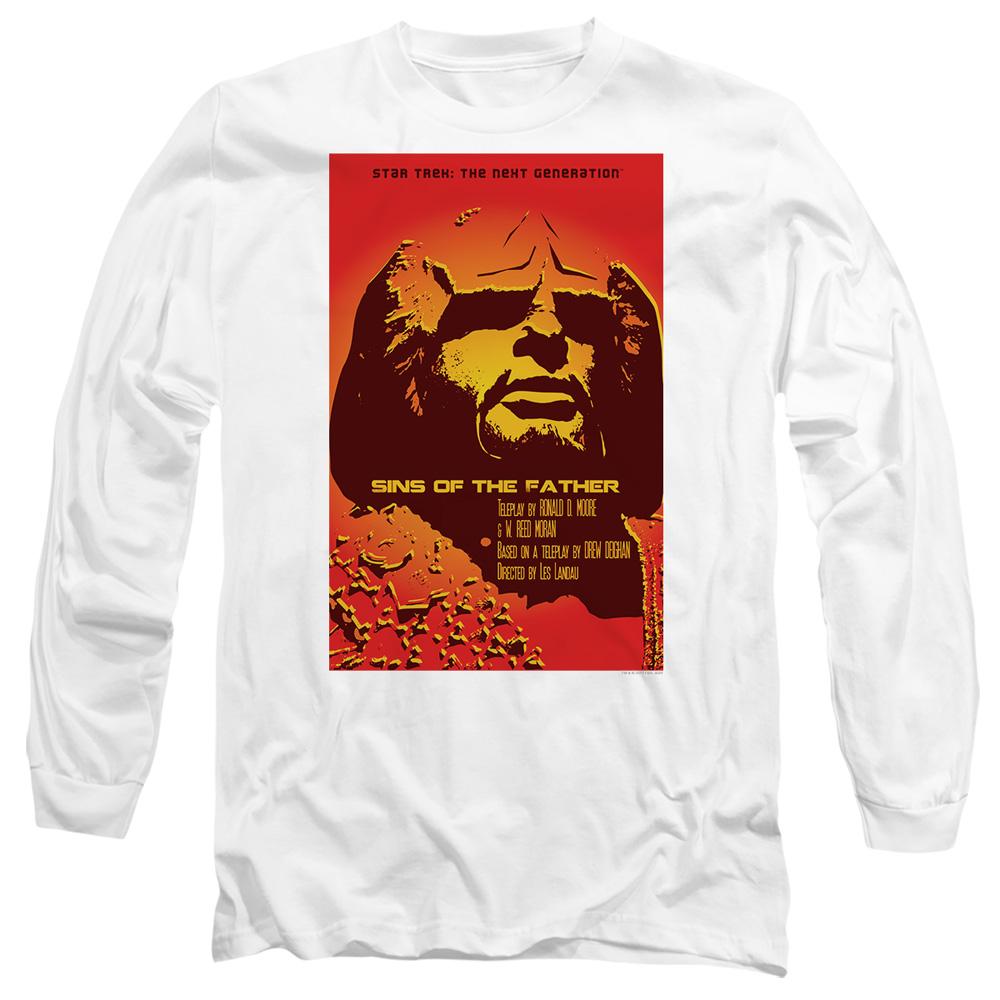 White - Side - Star Trek Unisex Adult The Next Generation Season 3 Episode 17 T-Shirt