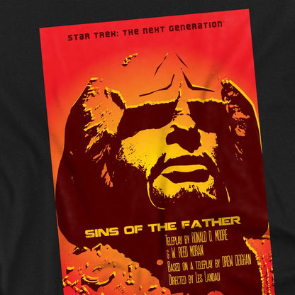 Black - Back - Star Trek Unisex Adult The Next Generation Season 3 Episode 17 T-Shirt