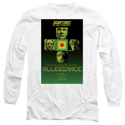 White - Side - Star Trek Unisex Adult The Next Generation Season 3 Episode 18 T-Shirt