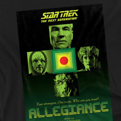Black - Back - Star Trek Unisex Adult The Next Generation Season 3 Episode 18 T-Shirt