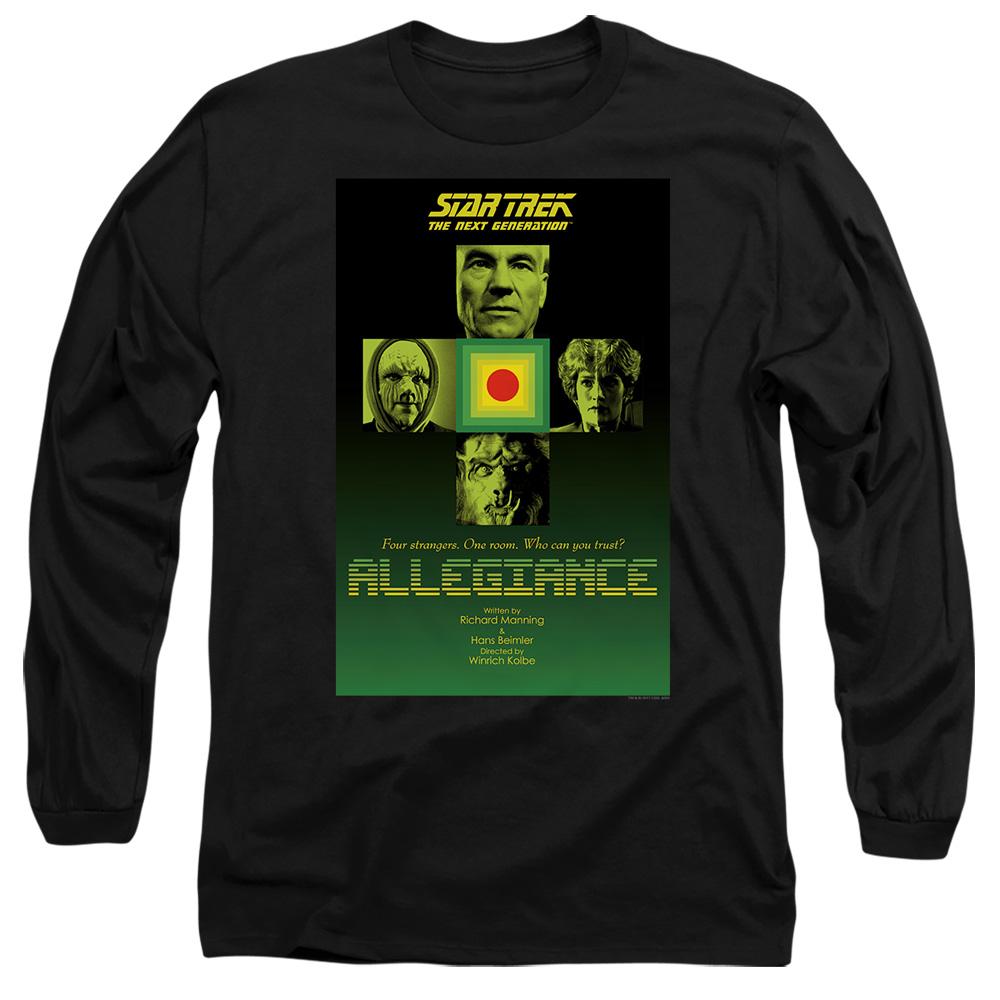 Black - Side - Star Trek Unisex Adult The Next Generation Season 3 Episode 18 T-Shirt