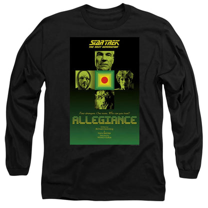 Black - Side - Star Trek Unisex Adult The Next Generation Season 3 Episode 18 T-Shirt