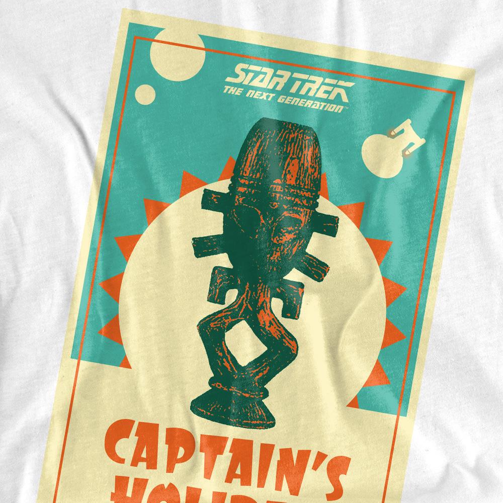White - Back - Star Trek Unisex Adult The Next Generation Season 3 Episode 19 T-Shirt