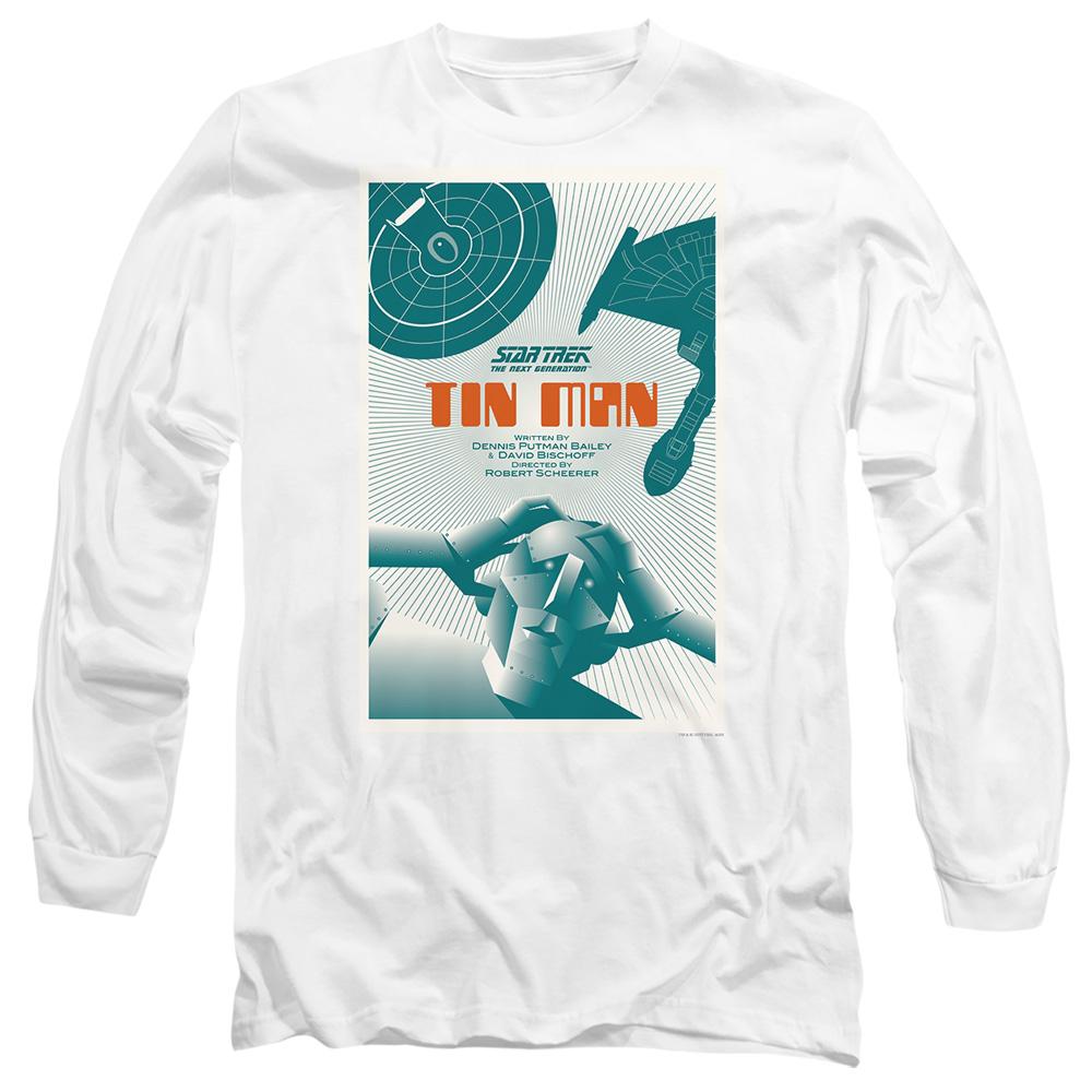 White - Side - Star Trek Unisex Adult The Next Generation Season 3 Episode 20 T-Shirt