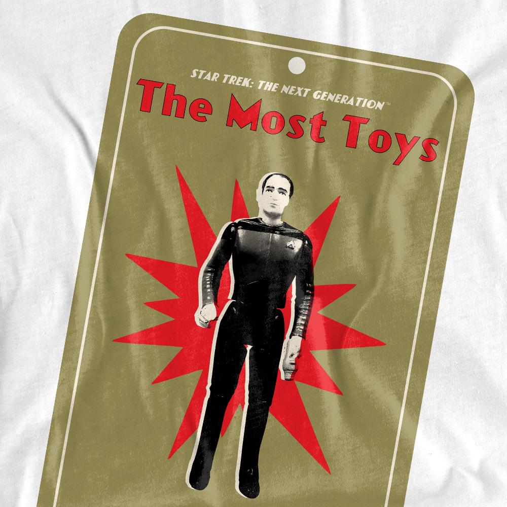 White - Back - Star Trek Unisex Adult The Next Generation Season 3 Episode 22 T-Shirt