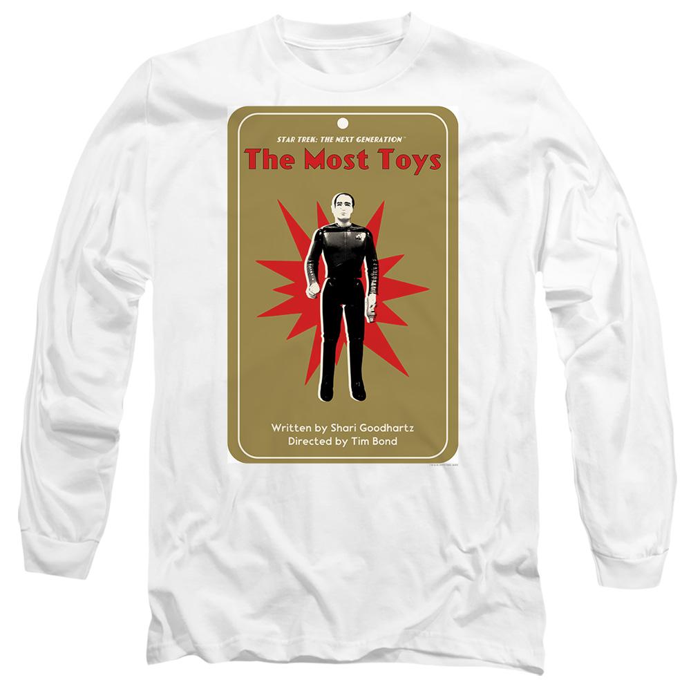 White - Side - Star Trek Unisex Adult The Next Generation Season 3 Episode 22 T-Shirt