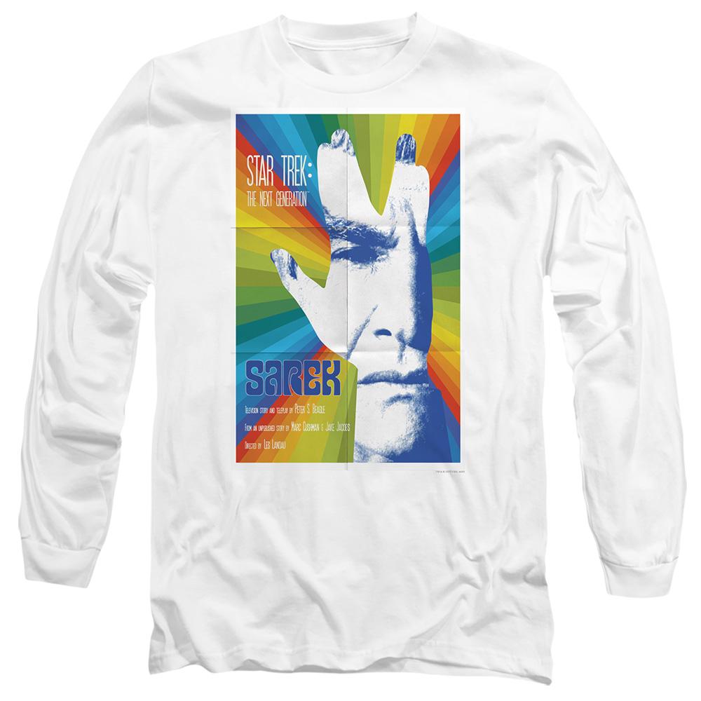 White - Side - Star Trek Unisex Adult The Next Generation Season 3 Episode 23 T-Shirt