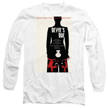 White - Side - Star Trek Unisex Adult The Next Generation Season 4 Episode 13 T-Shirt