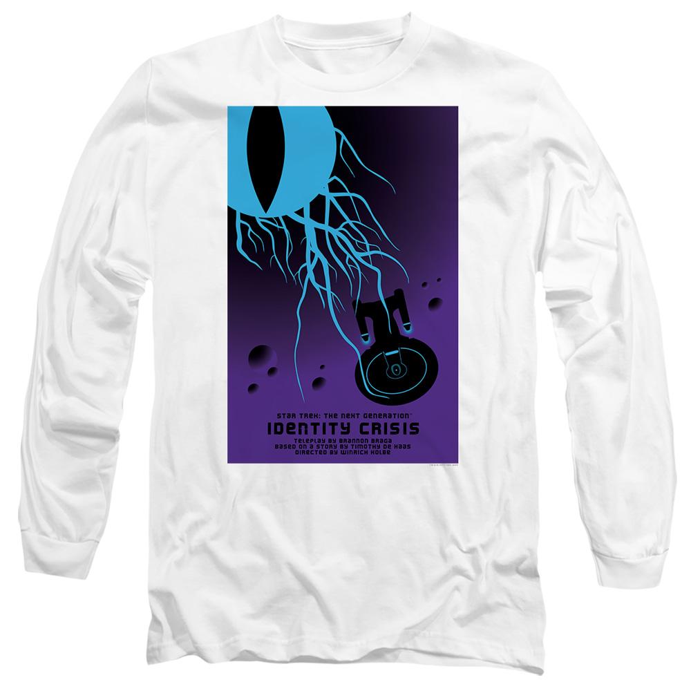 White - Side - Star Trek Unisex Adult The Next Generation Season 4 Episode 18 T-Shirt