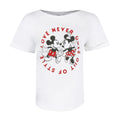 White - Front - Disney Womens-Ladies Love Never Goes Out Of Style T-Shirt