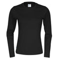 Black - Front - Cottover Womens-Ladies Long-Sleeved T-Shirt