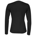 Black - Back - Cottover Womens-Ladies Long-Sleeved T-Shirt