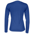 Royal Blue - Back - Cottover Womens-Ladies Long-Sleeved T-Shirt