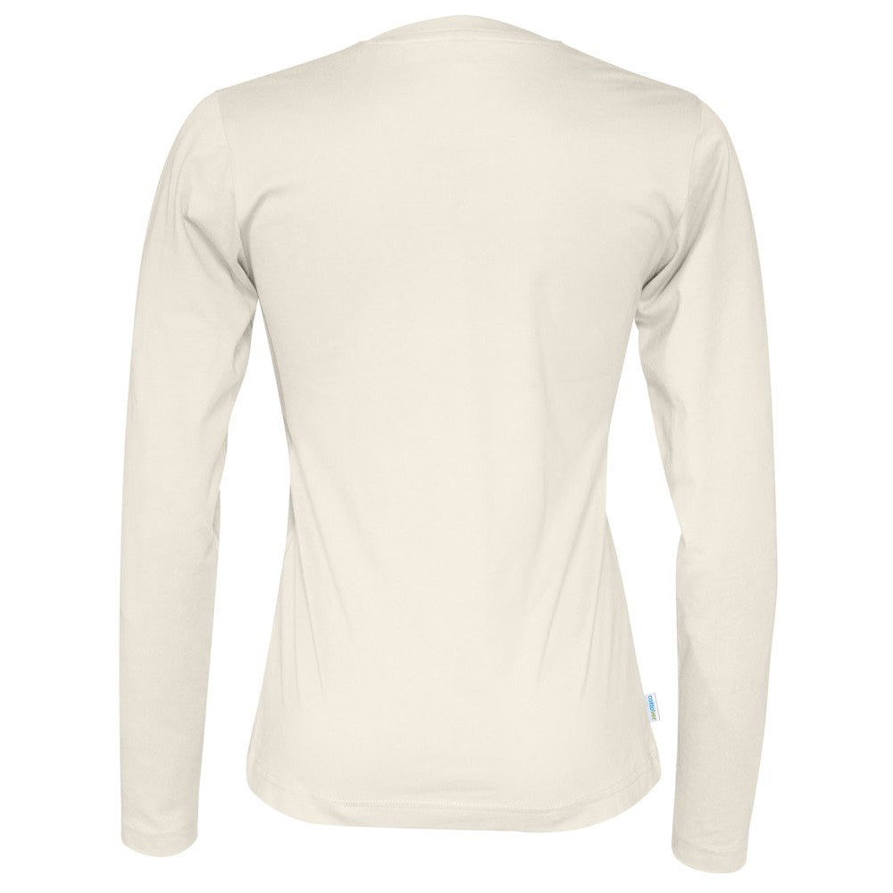Off White - Back - Cottover Womens-Ladies Long-Sleeved T-Shirt