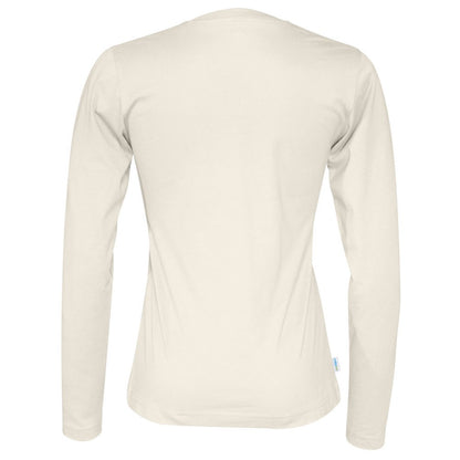 Off White - Back - Cottover Womens-Ladies Long-Sleeved T-Shirt