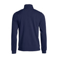 Dark Navy - Back - Clique Mens Full Zip Jacket