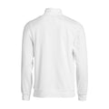 White - Back - Clique Mens Full Zip Jacket
