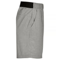 Grey Melange - Side - Clique Childrens-Kids Plain Active Shorts