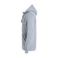 Grey Melange - Lifestyle - Clique Mens Basic Full Zip Hoodie