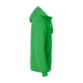 Apple Green - Side - Clique Mens Basic Full Zip Hoodie