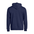 Dark Navy - Back - Clique Mens Basic Full Zip Hoodie