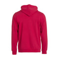 Red - Back - Clique Mens Basic Full Zip Hoodie