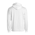 White - Back - Clique Mens Basic Full Zip Hoodie