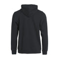 Black - Back - Clique Mens Basic Full Zip Hoodie