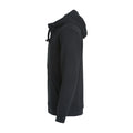 Black - Lifestyle - Clique Mens Basic Full Zip Hoodie