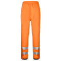 Orange - Back - Projob Mens High-Vis Trousers