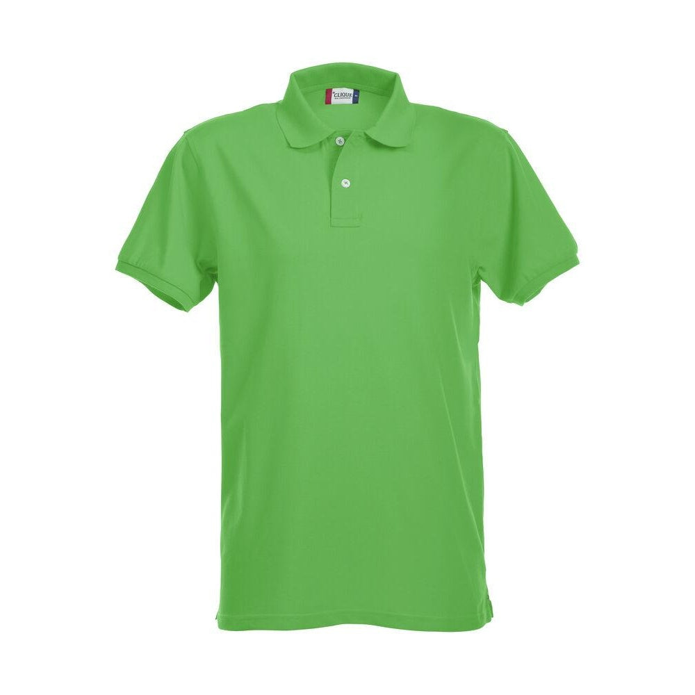 Apple Green - Front - Clique Mens Premium Stretch Polo Shirt