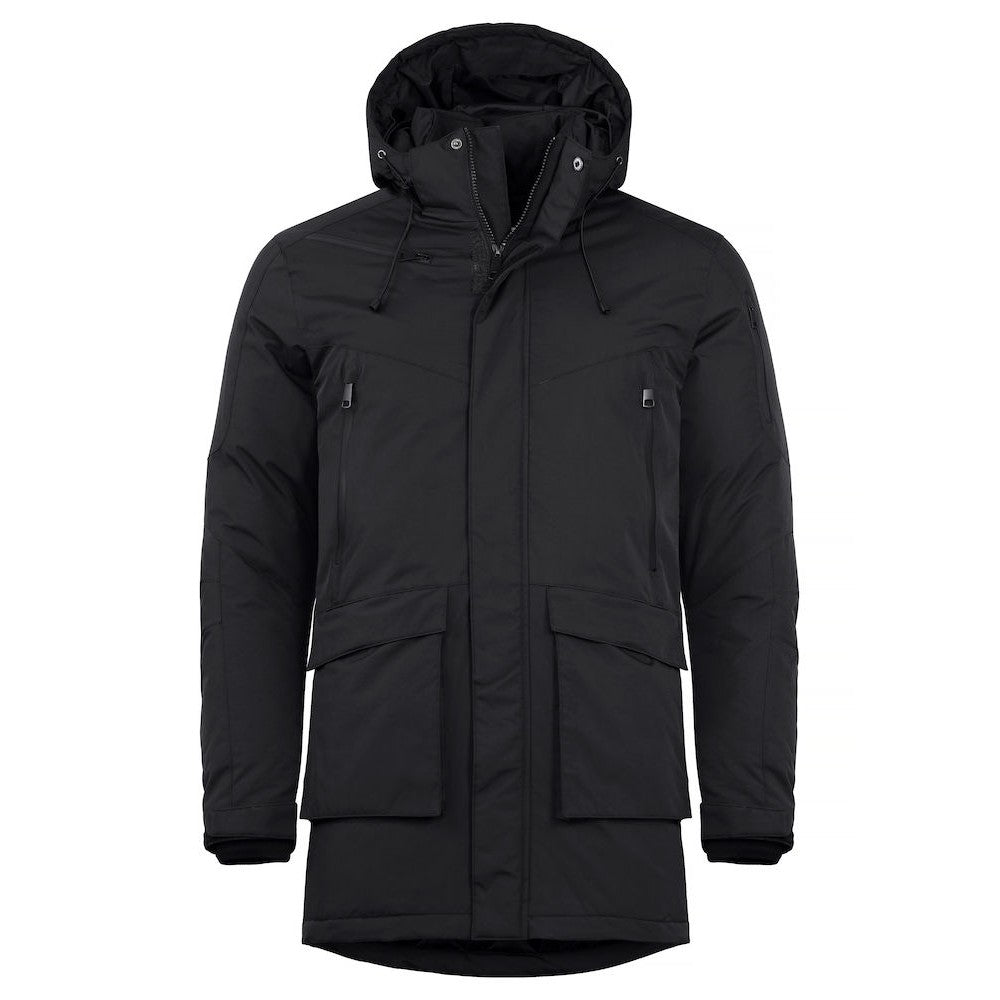 Black - Front - Clique Unisex Adult Eskie Parka