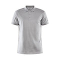 Grey - Front - Craft Mens Core Unify Melange Polo Shirt