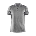 Dark Grey - Front - Craft Mens Core Unify Melange Polo Shirt