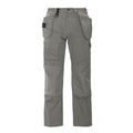 Stone - Front - Projob Mens Cargo Trousers