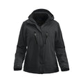 Black - Front - New Wave Womens-Ladies Sparta Soft Shell Jacket