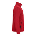 Red - Side - Clique Mens Padded Soft Shell Jacket