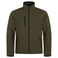 Fog Green - Front - Clique Mens Padded Soft Shell Jacket