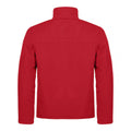Red - Back - Clique Mens Padded Soft Shell Jacket