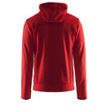 Bright Red-Black-Grey Melange - Back - Craft Mens Leisure Full Zip Hoodie