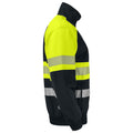 Yellow-Black - Side - Projob Mens Hi-Vis Work Jacket