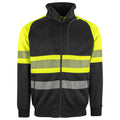 Yellow-Black - Front - Projob Mens Hi-Vis Work Jacket